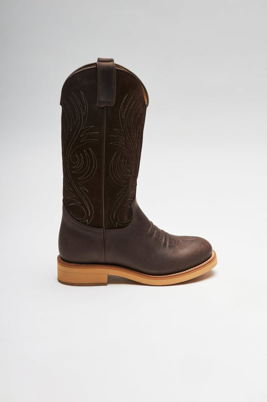 Seitenansicht FB Fashion Boots CATTLE-C Herren Dunkelbraun