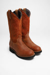 WINTERCATTLE-S Ladies Brown Western Riding Boots - Lambskin Lining Thumbnail