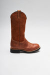 WINTERCATTLE-C Men's Brown Western Riding Boots - Lambskin Lining Thumbnail