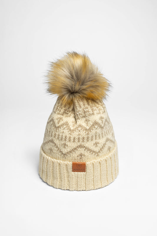 AZULEJO Women's Beige Beanie