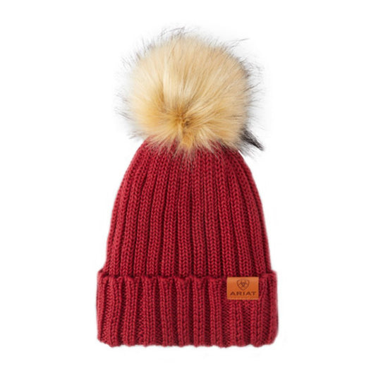 Ariat 37876 COTSWOLD women's beanie - red