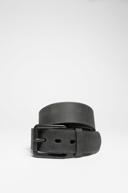 V4591-790 Black Leather Belt