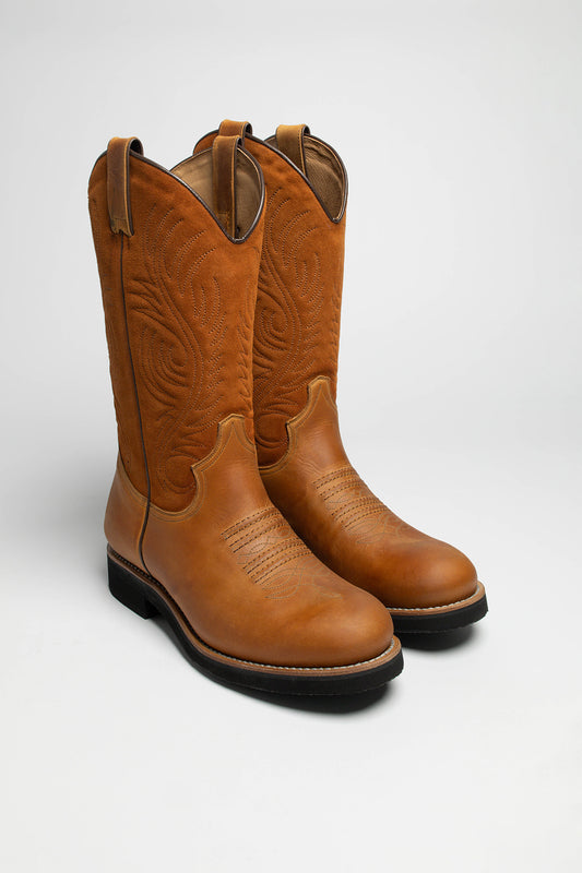 ROPER-C Men's Western Riding Boots Brown