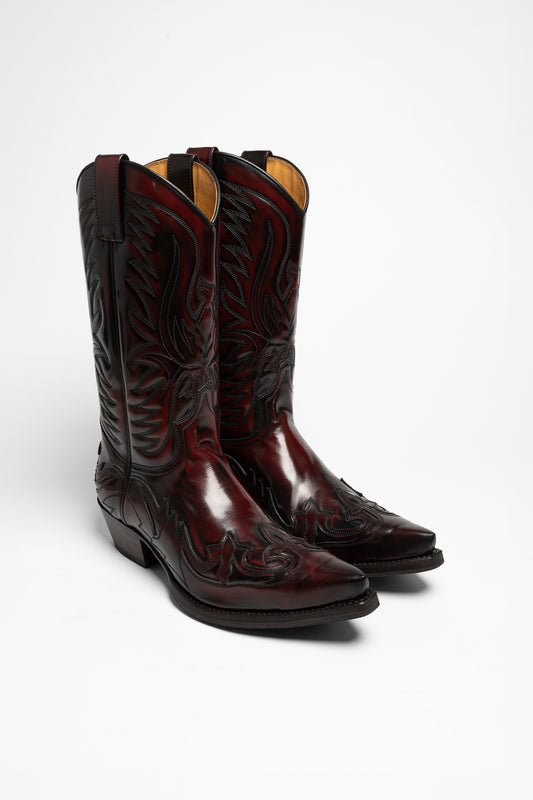 Sendra 3241 CUERVO WEST Men's Western Boots Red