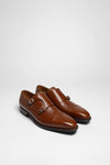 11776 ERIC Men's Monk Shoes Brown Thumbnail