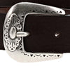 V5992-690 Ladies Dark Brown Western Belt Thumbnail