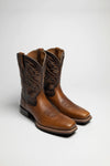 SPORTHERDSMAN Men's Western Riding Boots Brown Thumbnail