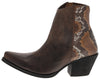 CARMELITA women's western ankle boots brown Thumbnail