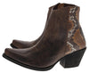 CARMELITA women's western ankle boots brown Thumbnail