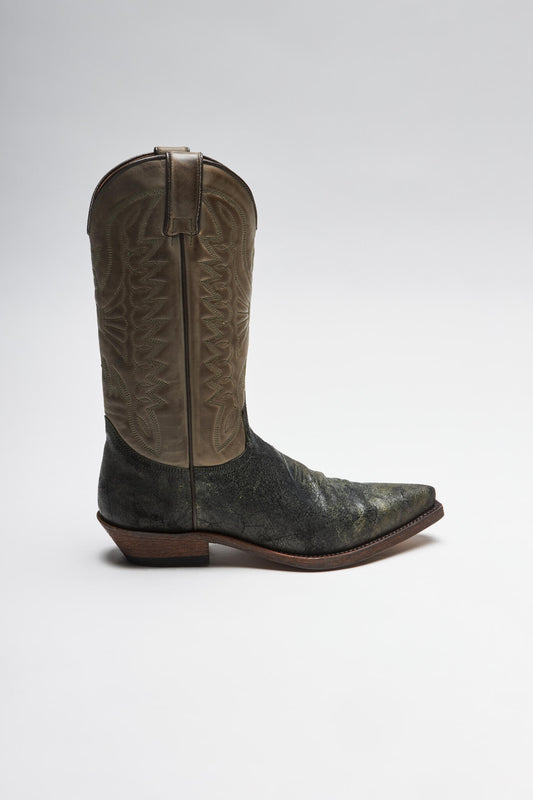 Seitenansicht FB Fashion Boots ARLO Grey Western Boots