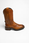 18011 RETRO MONTANA Men's Western Riding Boots Brown - Zipper Thumbnail