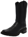 18011 RETRO Men's Western Riding Boots Black - Zipper Thumbnail