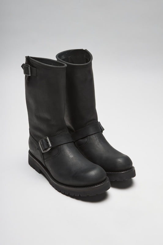 ROADTRIP HIGH Black engineer boots