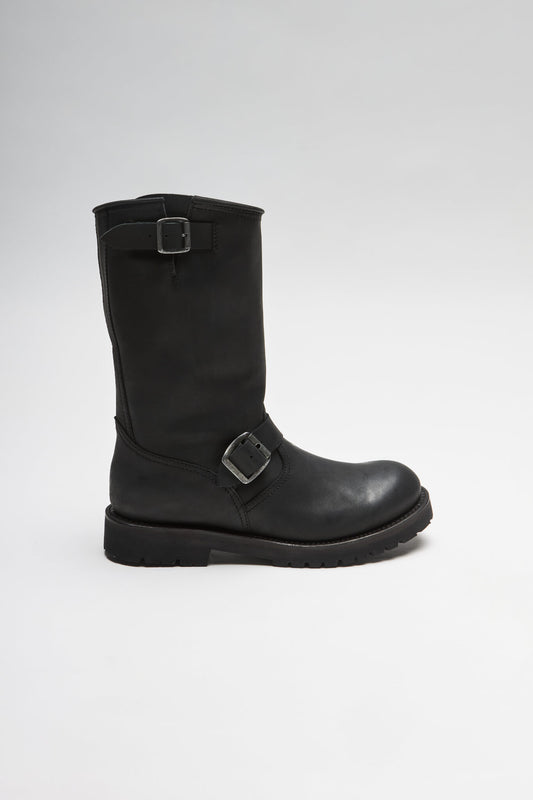 Seitenansicht FB Fashion Boots ROADTRIP HIGH Unisex Schwarz