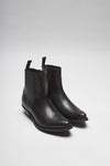 PACITO GOMA Schwarz Westernstiefelette - Gummisohle Thumbnail