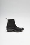 PACITO GOMA Schwarz Westernstiefelette - Gummisohle Thumbnail