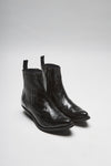 PACITO GOMA Black Sea Eel Western Ankle Boots - Rubber Sole Thumbnail