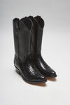 PACO Men's Black Western Boots - Python Thumbnail