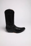 CARLOS Men's Western Boots Black - Strauss Thumbnail