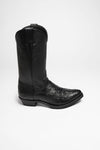 PACO Men's Black Western Boots - Ostrich Thumbnail