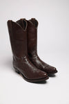 PACO Men's Brown Western Boots - Ostrich Thumbnail