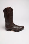 PACO Men's Brown Western Boots - Ostrich Thumbnail