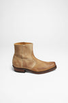 ALVARO men's beige western ankle boots Thumbnail