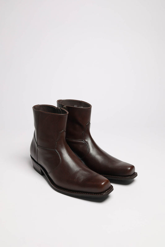 ALVARO GOMA Herren Braun Westernstiefelette