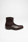 ALVARO Men's Brown Western Ankle Boots Thumbnail