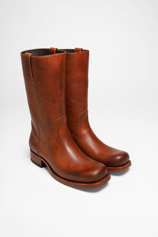 LOU leather boots brown