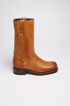 LOU GOMA leather boots brown - rubber sole Thumbnail