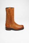 LOU GOMA leather boots brown - rubber sole Thumbnail