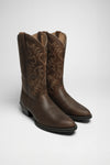 HERITAGE WESTERN EE Men's Brown Western Boots - Extra Wide Fit Thumbnail