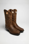 SPORT SQUARE TOE Men's Western Riding Boots Brown Thumbnail