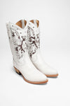 MARTA Women's Western Boots White Thumbnail