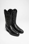 HERITAGE WESTERN R TOE Women's Western Riding Boots Black Thumbnail