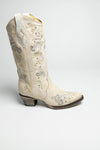 A3521 Ladies Western Boots White Thumbnail