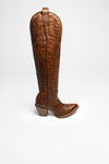 E1507 Ladies Western Boots Brown Thumbnail