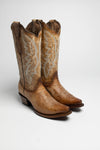 L2041 Ladies Western Boots Brown Thumbnail