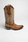 L2041 Ladies Western Boots Brown Thumbnail