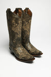 L5048 Damen Westernstiefel Braun Thumbnail