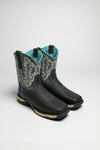 W5000 Damen Westernreitstiefel Schwarz Thumbnail