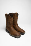 RIDGEBACK Men's Western Riding Boots Brown Thumbnail