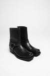 ROADSIDE Unisex Biker Ankle Boots - Black Thumbnail