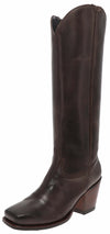 17384 LAYA ladies leather boots brown Thumbnail