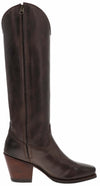17384 LAYA ladies leather boots brown Thumbnail