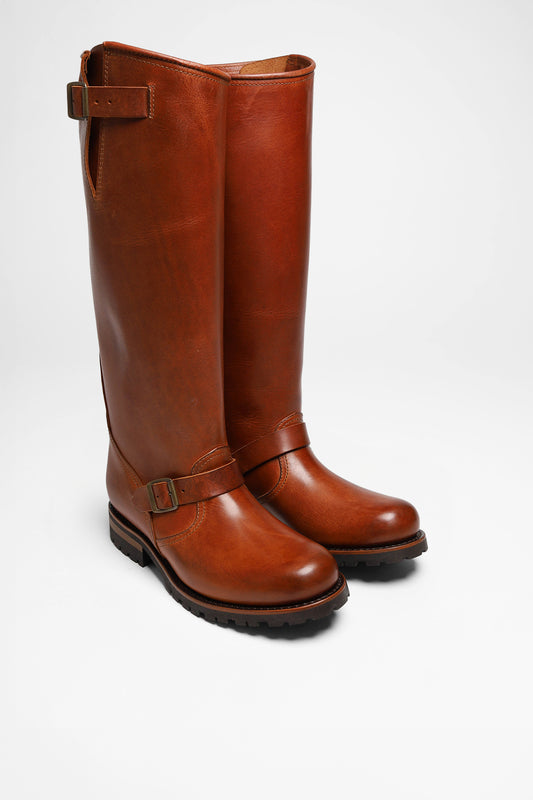 FB Fashion Boots TONIA Damen Engineerstiefel Braun