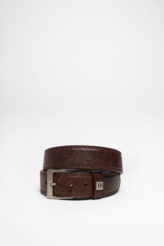 FG5855 Leather Belt Vintage Brown