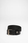 FG5855 Black Leather Belt - Iguana Thumbnail