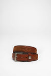 FG7169 Brown Leather Belt Thumbnail